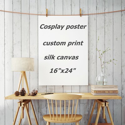 Custom Print Cosplay Poster Photo Silk canvas poster Wall Paint Decor 16''x24''