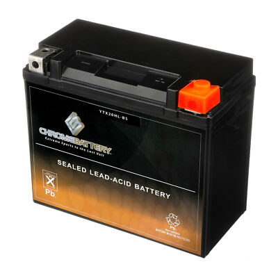 YTX20HL-BS High Performance - Maintenance Free - Sealed AGM Motorcycle Battery