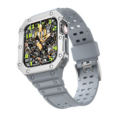 Band For Apple Watch Series 7 8 9 41/45MM Series SE 3 2 4 5 6 iWatch Strap+Case