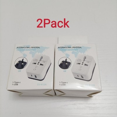 Universal Plug Adapter EU US UK AU CN To UK Type G Travel Socket Plug Converter