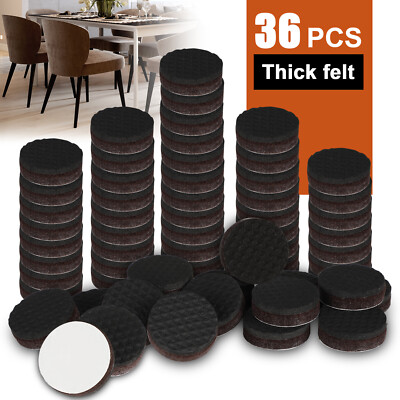 36 Pcs Non Slip Furniture Pads Self-adhesive Furniture Grippers Floor Protector