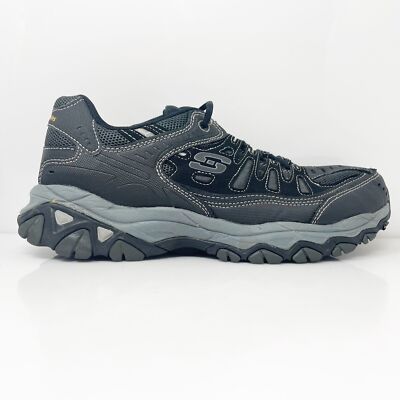

Skechers Mens After Burn Memory Fit 50125 Черная повседневная обувь Кроссовки Размер 9, Черный, After Burn Memory Fit