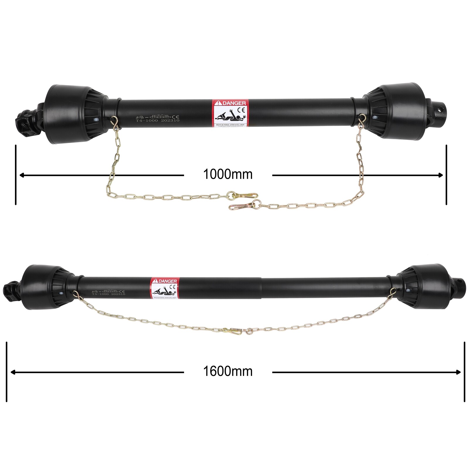 【美品】KTP SPLINE PTO Shaft PTO Driveshaft 39-55