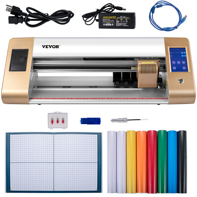 Vinyl Cutter Plotter Machine 18'' Automatic Camera Contour Cutting LCD Screen