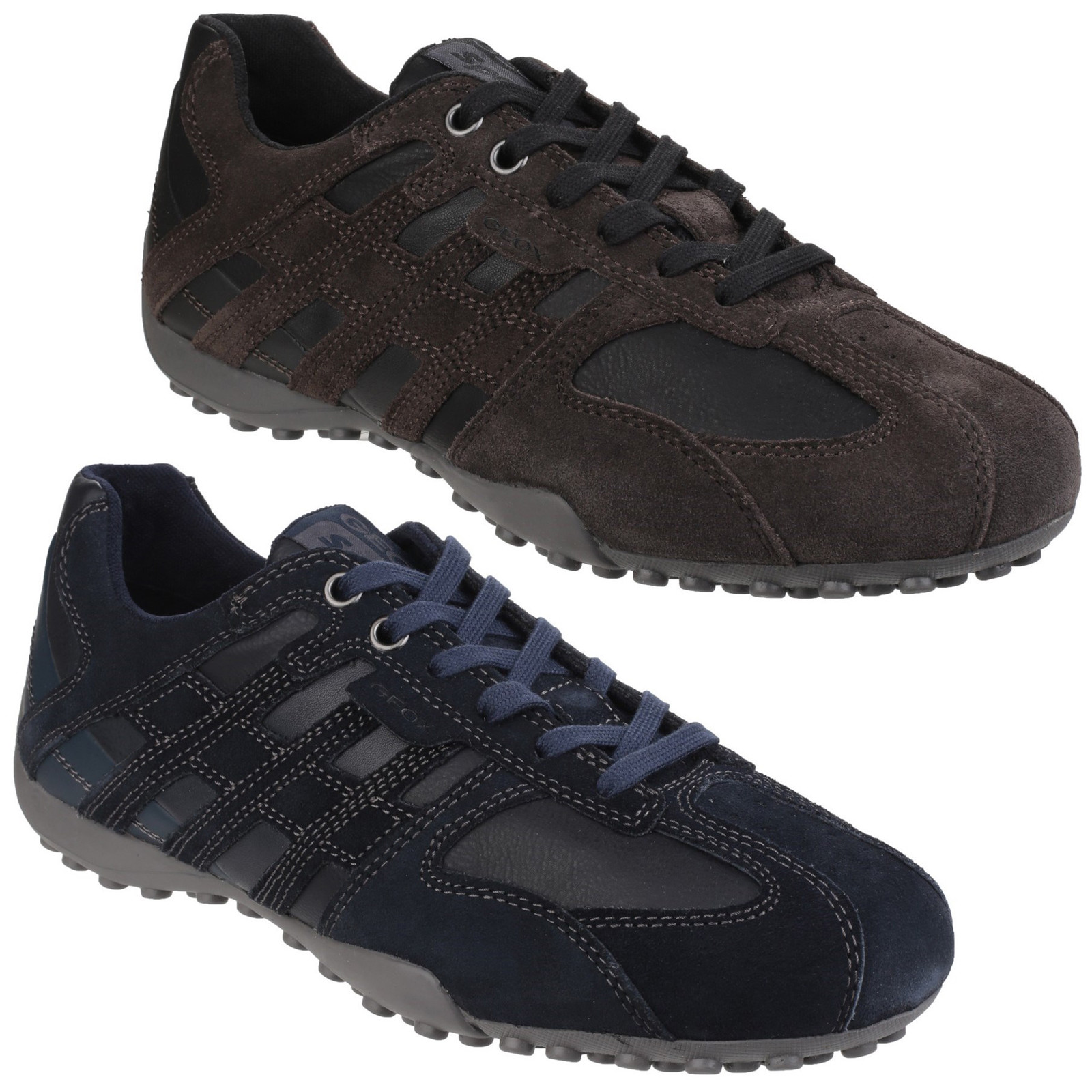 Geox SNAKE Grey White Men's Trainers 2018 New Style Online Geox SNAKE Grey White Men's Trainers 2018 New Style Online