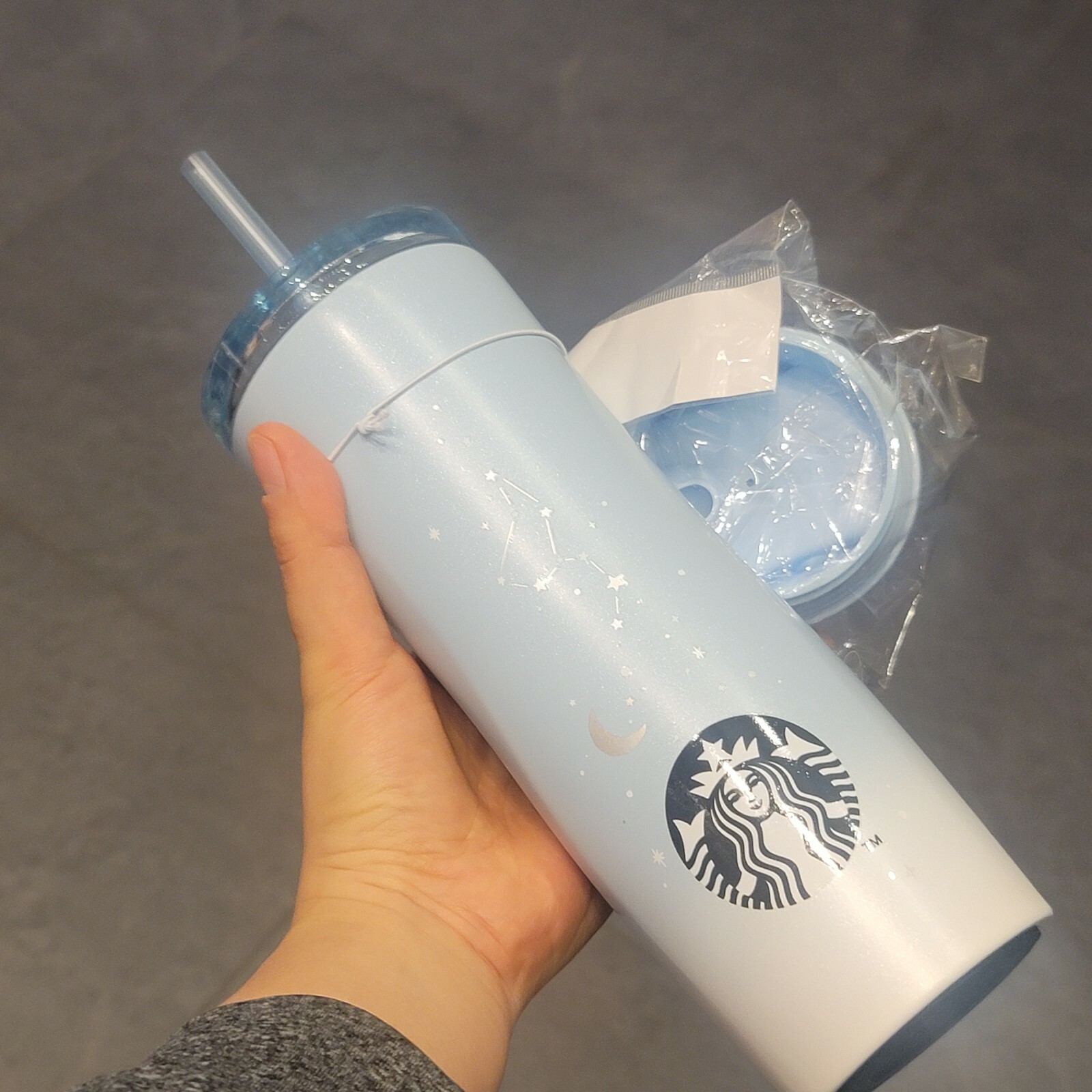 Starbucks korea 2021 SS twist milky way cold cup 473ml | eBay