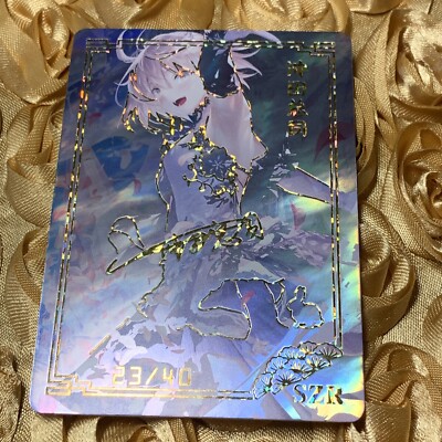 Okita Soji FATE/GRAND ORDER Goddess Story Anime Waifu Card Girl Foil Card
