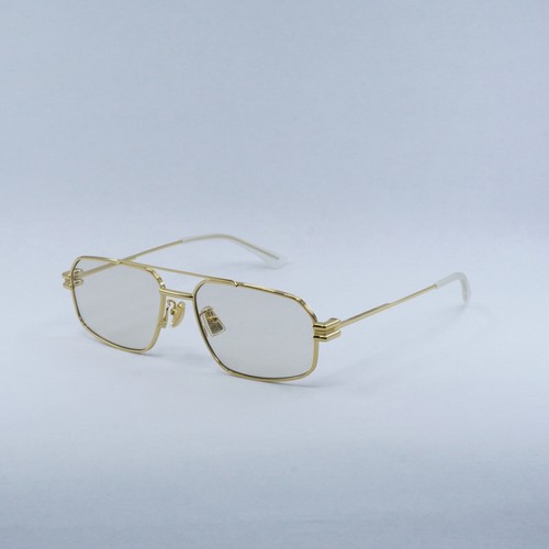 Pre-owned Bottega Veneta Bv1128s 006 Gold/yellow 58-17-145 Sunglasses
