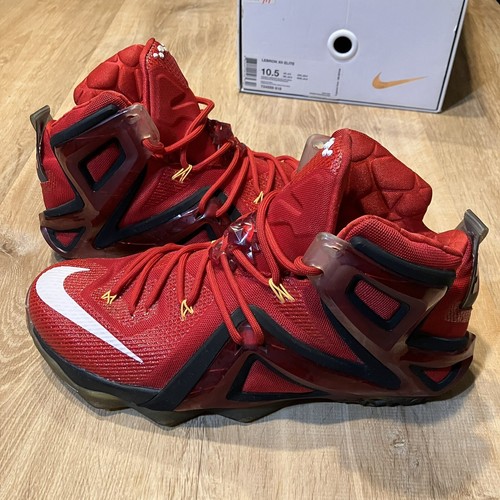 新品未使用Nike LeBron XII ELITE 12 31cm Nike Lebron 12 XII Elite Team CLEAN OG Size 10.5 University
