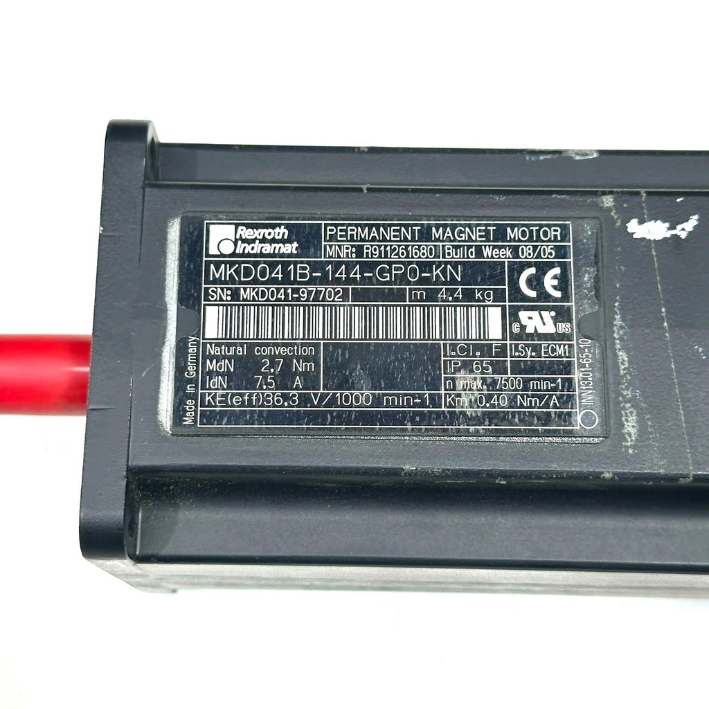 REXROTH MKD041B-144-GP0-KN R911261680 Indramat Servo Motor — 3