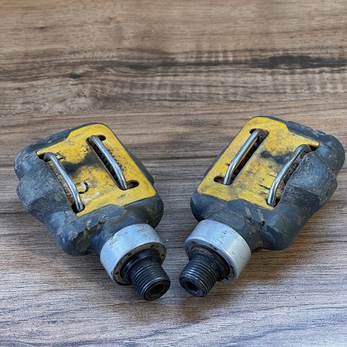 Time ATAC MTB Composite Mountain Bike Clipless Pedals Gray & Gold