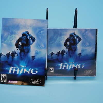 The Thing PC Game w/ Manual CD-ROM 2002 Rated M