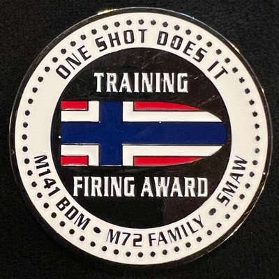 Nammo Shoulder Fired Systems Securing the Future Challenge Coin