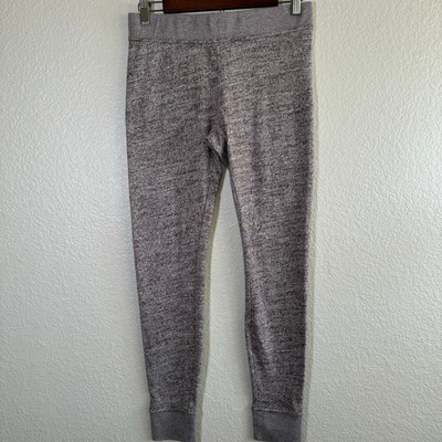 UGG Australia Superior Quality Jogger Pants Knit Cotton Blend Brown Women Size S