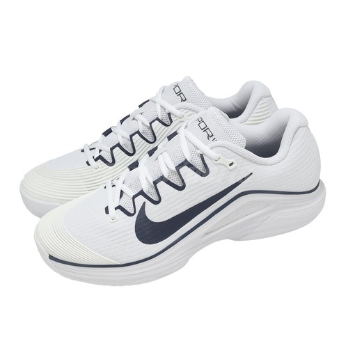Nike Zoom Vapor 12 HC White Midnight Navy Men Tennis Sports Shoes
