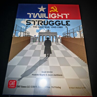 TWILIGHT STRUGGLE Deluxe Edition Board Game 7th Printing 2019 GMT Games NEW