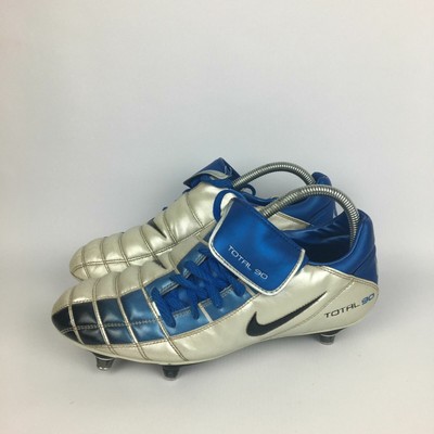 nike total 90 blue and silver