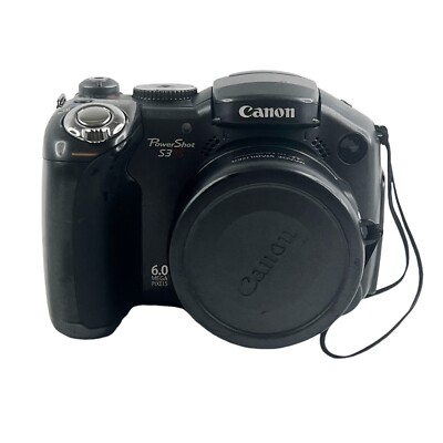 Canon PowerShot S3 IS 6.0MP Digital Bridge Camera, Tilt Screen (PARTS/REPAIRS)