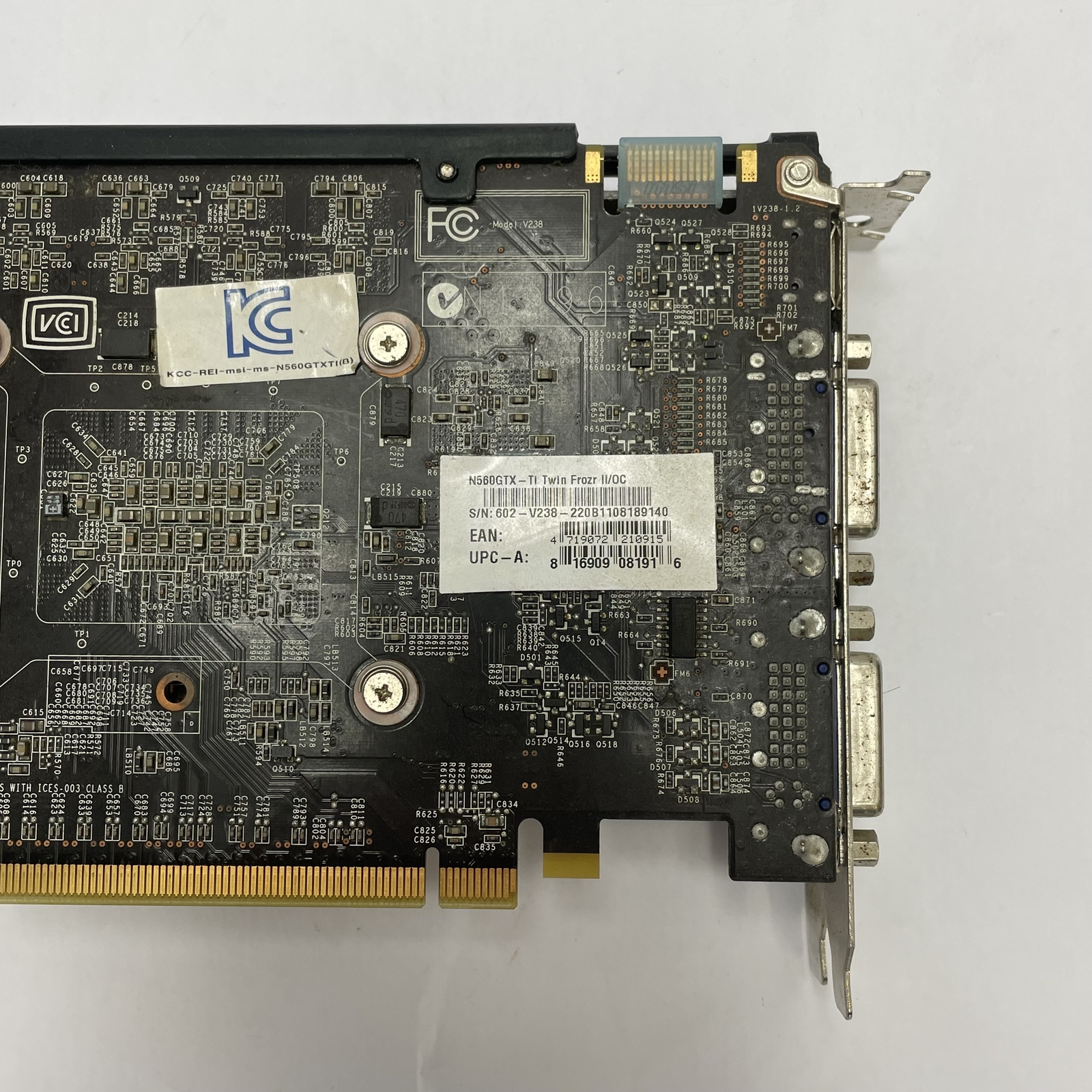 1GB MSI GeForce N560GTX-TI Twin Frozr II DVI HDMI Gaming Graphics