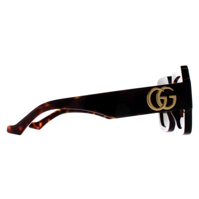Pre-owned Gucci Sunglasses Gg1547s 002 Havana Brown