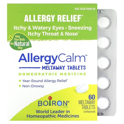 AllergyCalm, Средство от аллергии, без вкуса, 60 таблеток Meltaway