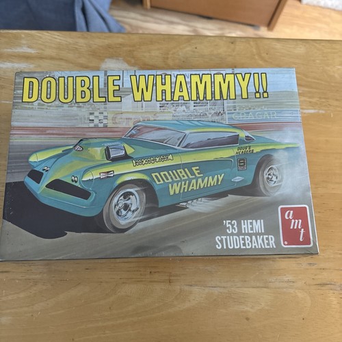 自動車 DOUBLE WHAMMY!! '53 hemi studebaker Double Whammy '53 HEMI Studebaker Model Kit by AMT for sale