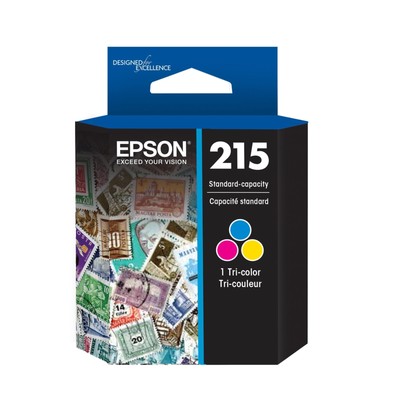 EPSON 215 Ink Standard Capacity Tricolor Cartridge (T215530-S) Works with Wor...