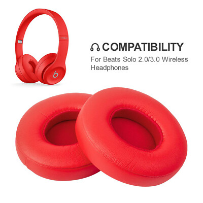 Replacement Ear Pads Cushion Cover for Beats by Dr Dre Solo 2 & Solo 3 Wireless 