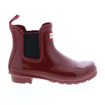 

Резиновые сапоги Hunter Original Gloss Boot WFS2078RGL-FLK Женские красные резиновые сапоги, Красный, Hunter Original Chelsea Gloss Boot