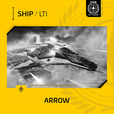 Star Citizen - ANVIL ARROW - LTI - (Lifetime Insurance)