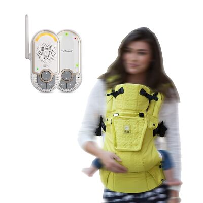 LILLEBaby Complete Embossed Secure and Safe Portable Baby Carrier Bundle with