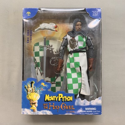 2001 Monty Python and The Holy Grail Eric Idle Sir Robin 12'' Figure Sideshow NIB