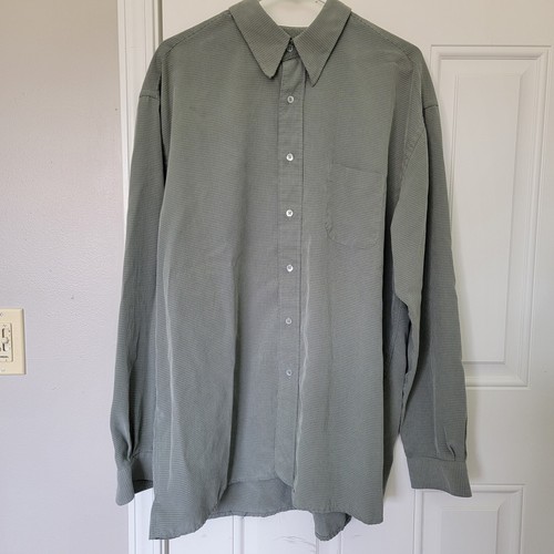 Ted Baker London Button Down Shirt Sage Green Plaid Long Ted Baker London Button Down Shirt Sage Green Plaid Long