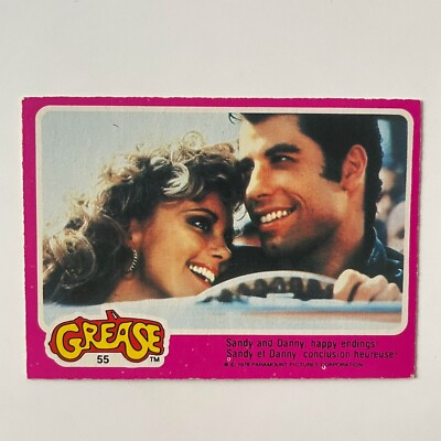 1978 O-Pee-Chee Grease Series 1 #55 Sandy and Danny happy endings