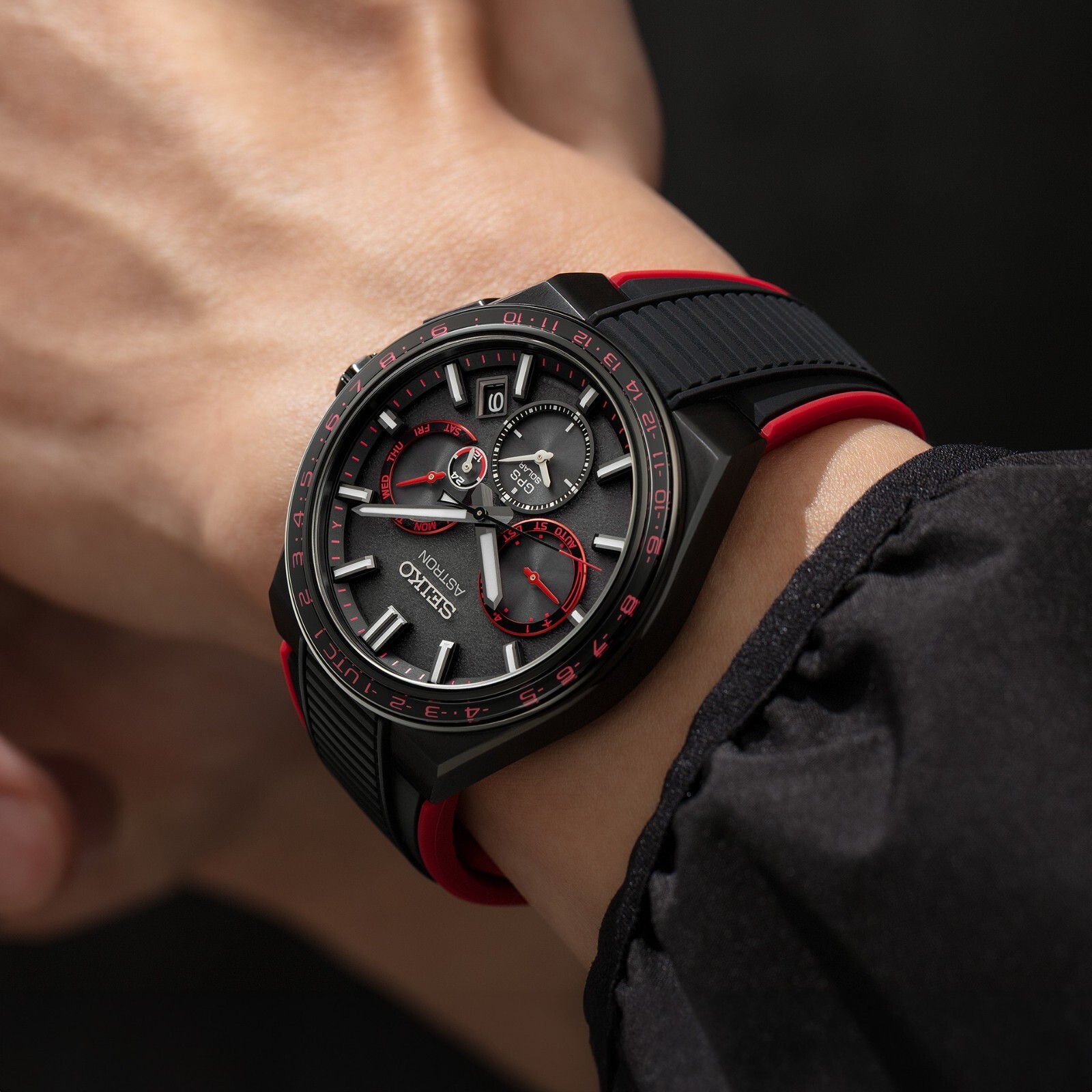 Pre-owned Seiko Thailand Astron Gps Solar 5x Dual-time 2023 Limited Edition Watch Ssh137j