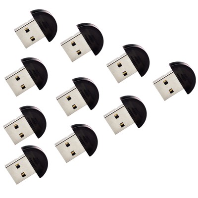 10* Mini USB2.0 EDR Wireless Bluetooth Dongle Adapter Laptop PC Win Xp Win7 8 10