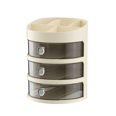Multi-layer Makeup Organizer Desk Stationery Cosmetic Case Drawer Storage Box