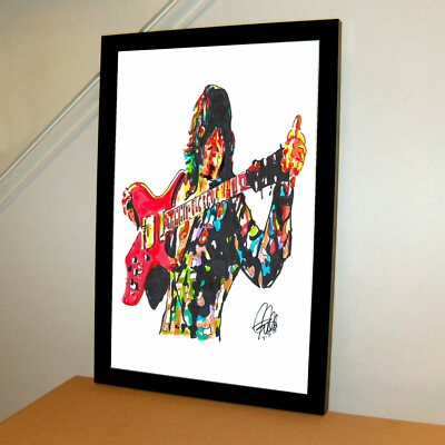 Joe Perry Aerosmith Guitar Hard Rock Music Poster Print Wall Art 11x17