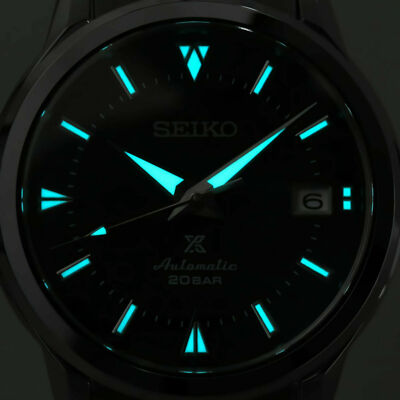 Pre-owned Seiko Prospex Alpinist Deep Lake Dial Men's Steel Bracelet Watch Spb249