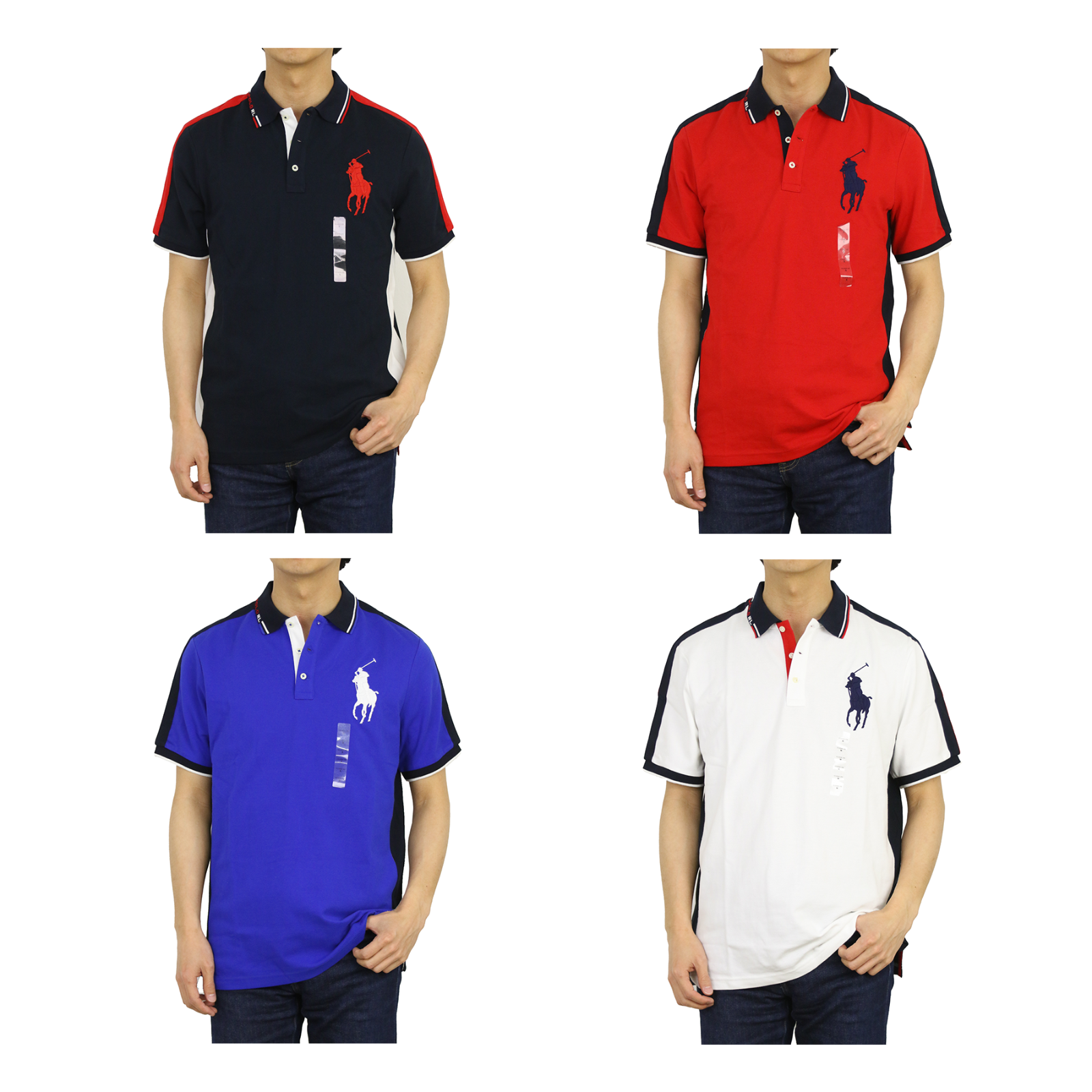 

Поло классического кроя Polo Ralph Lauren Big Pony с воротником Polo RL — 4 цвета —