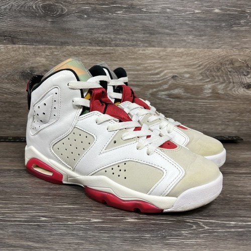 Air Jordan 6 Retro Boys Youth Size 5.5Y Shoes Sneakers White