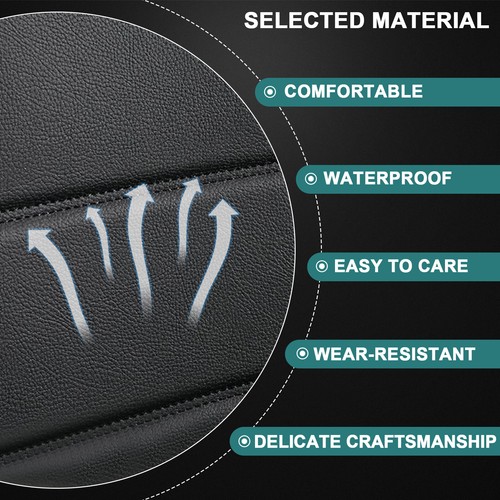 2/5-Seat Covers Custom For Toyota Tacoma 2005-2024 Crew Cab Front Rear Cushion