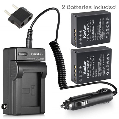 Kastar Fully Decoded Battery AC Charger for Olympus BLH-1 OM-D E-M1 Mark II
