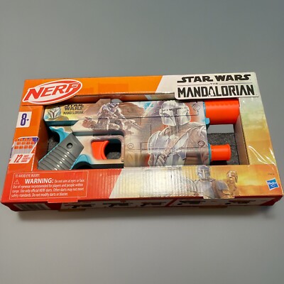 NEW Star Wars The Mandalorian Dart Blaster, 12 Elite Darts, Kids Toys, Outdoor