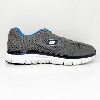 

Мужские кроссовки Skechers Flex Advantage 51458 серые кроссовки размер 8.5, Серый, Flex Advantage