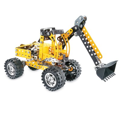 Construction Digger DIY Metal Building Kit