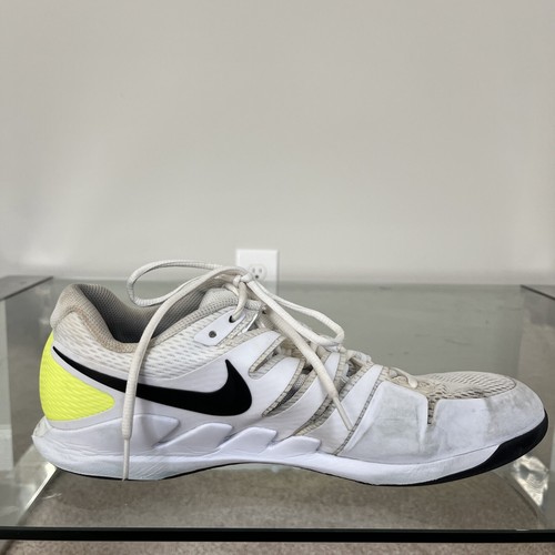 Nike Air Zoom Vapor X HC Mens Size 11.5 White/ Black/ Volt