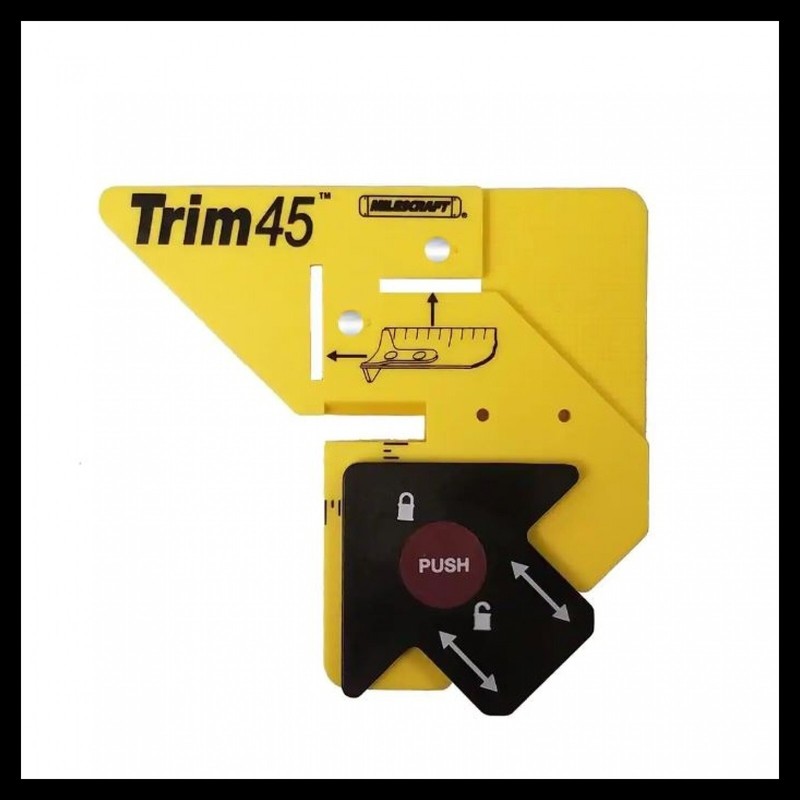 Milescraft Trim45 Trim Carpentry Aid Measuring Marking Miter Jig Accessory Tool