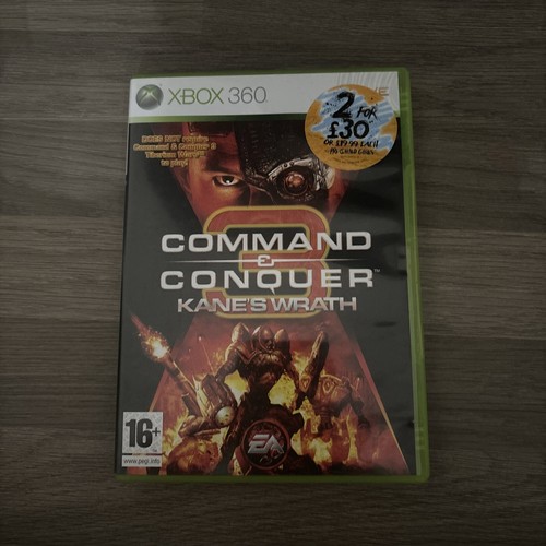 [Generic] Command and Conquer 黒枠 2枚 Command & Conquer 3: Kane's Wrath (Microsoft Xbox 360, 2008