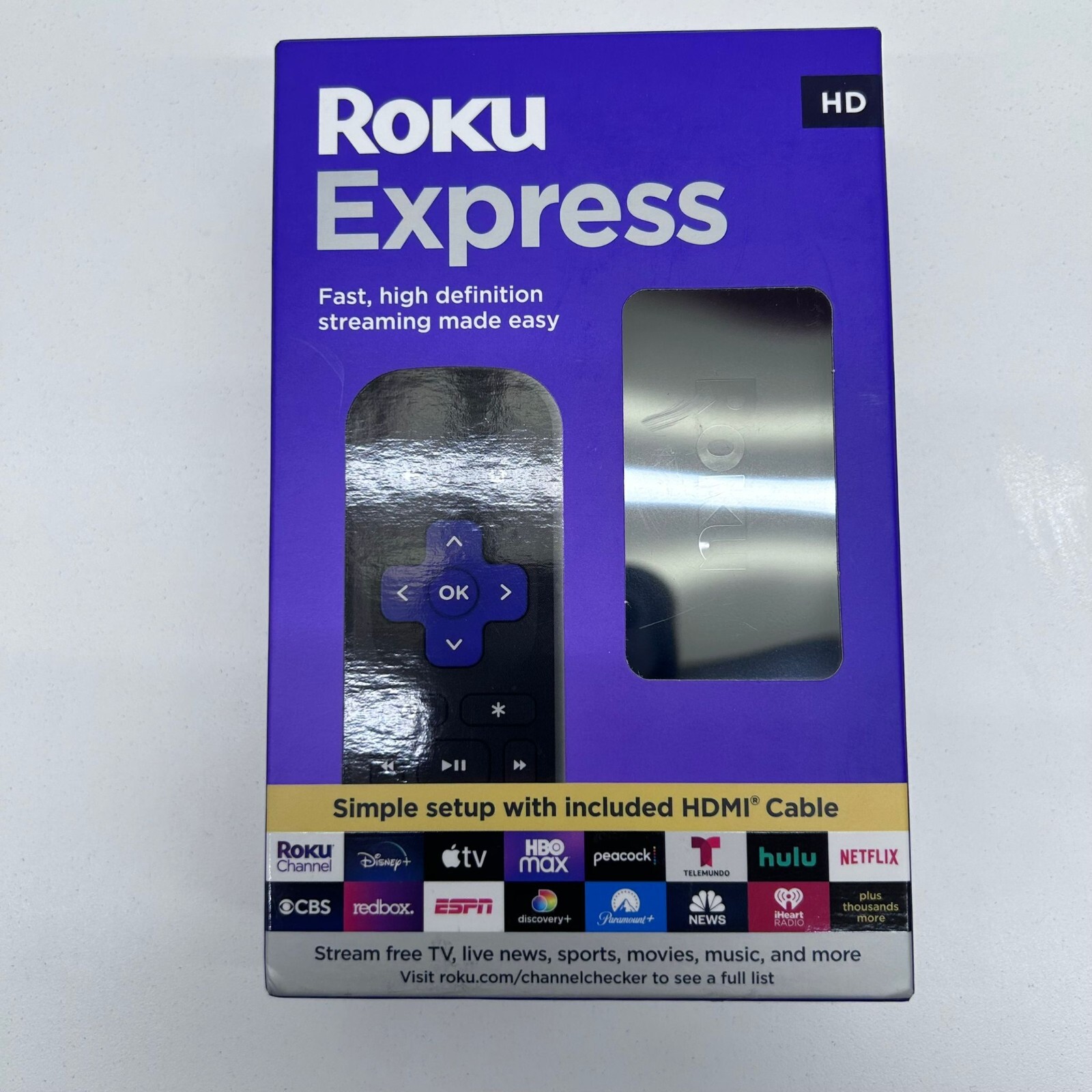 Roku Express HD Streaming Media Player with High Speed HDMI 